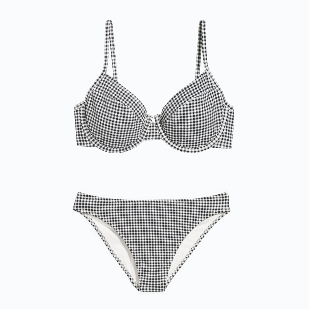 B&W Gingham Bikini Set (Small)